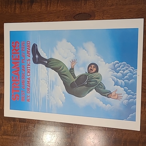 Streamers Poster by Paul Davis 1976, High Quality Art Print 12x18" - Picture 1 of 2